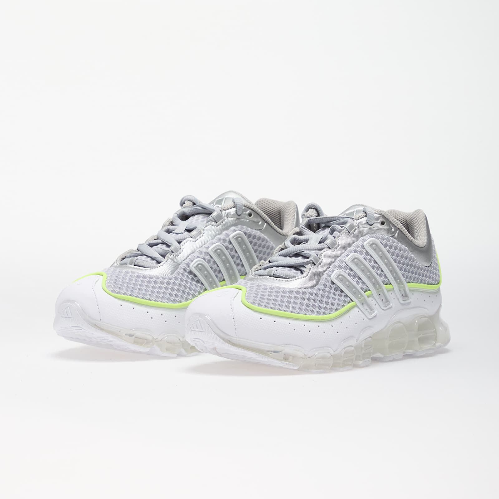 Men's shoes adidas Megaride Silver Metallic/ Ftw White/ Solar Yellow