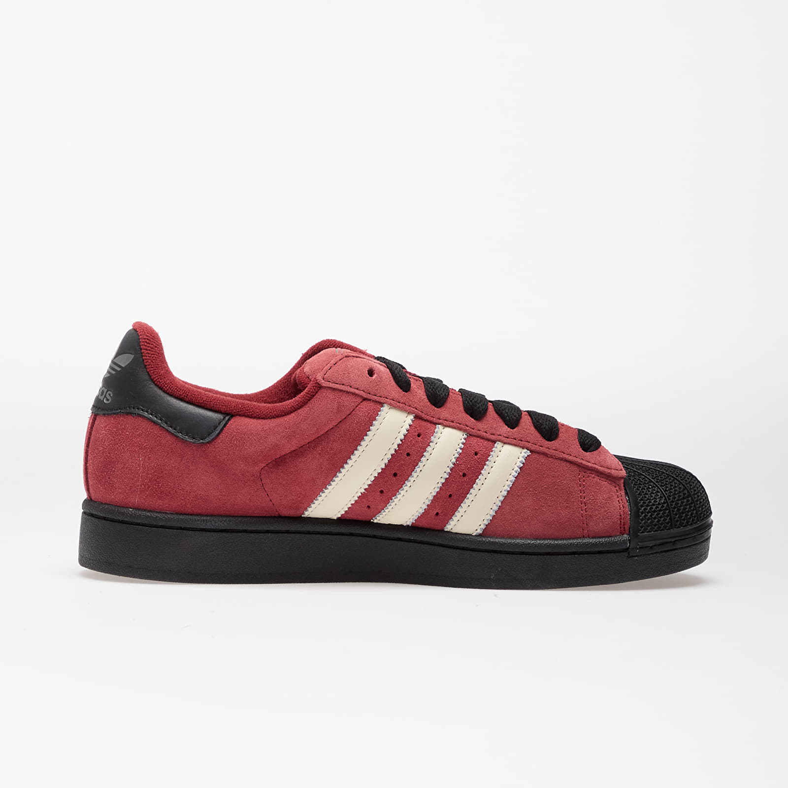 Men's shoes adidas Superstar II Noble Maroon/ Crew White/ Core Black