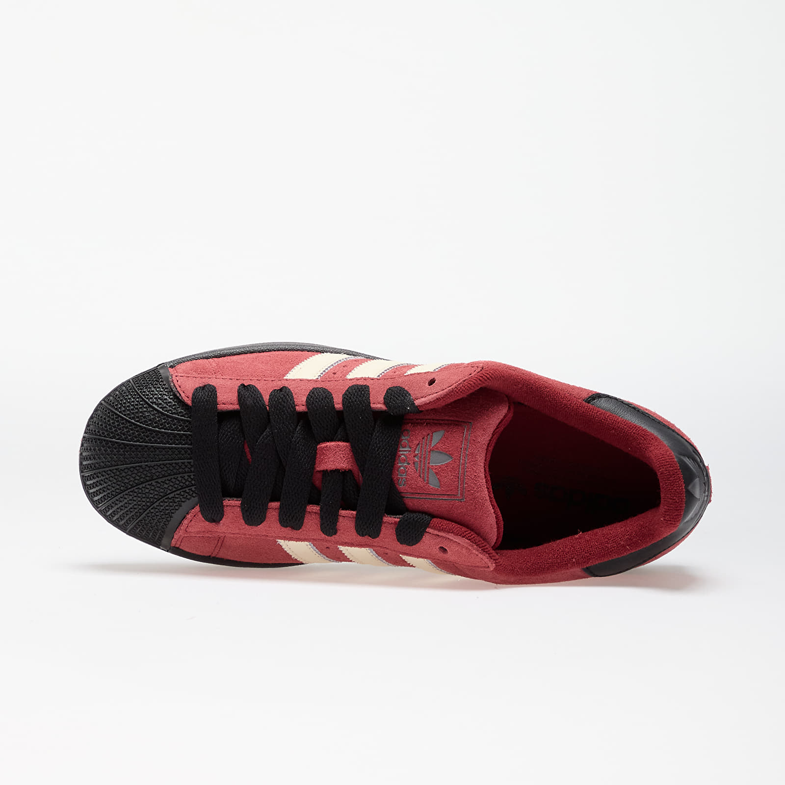 Men's shoes adidas Superstar II Noble Maroon/ Crew White/ Core Black