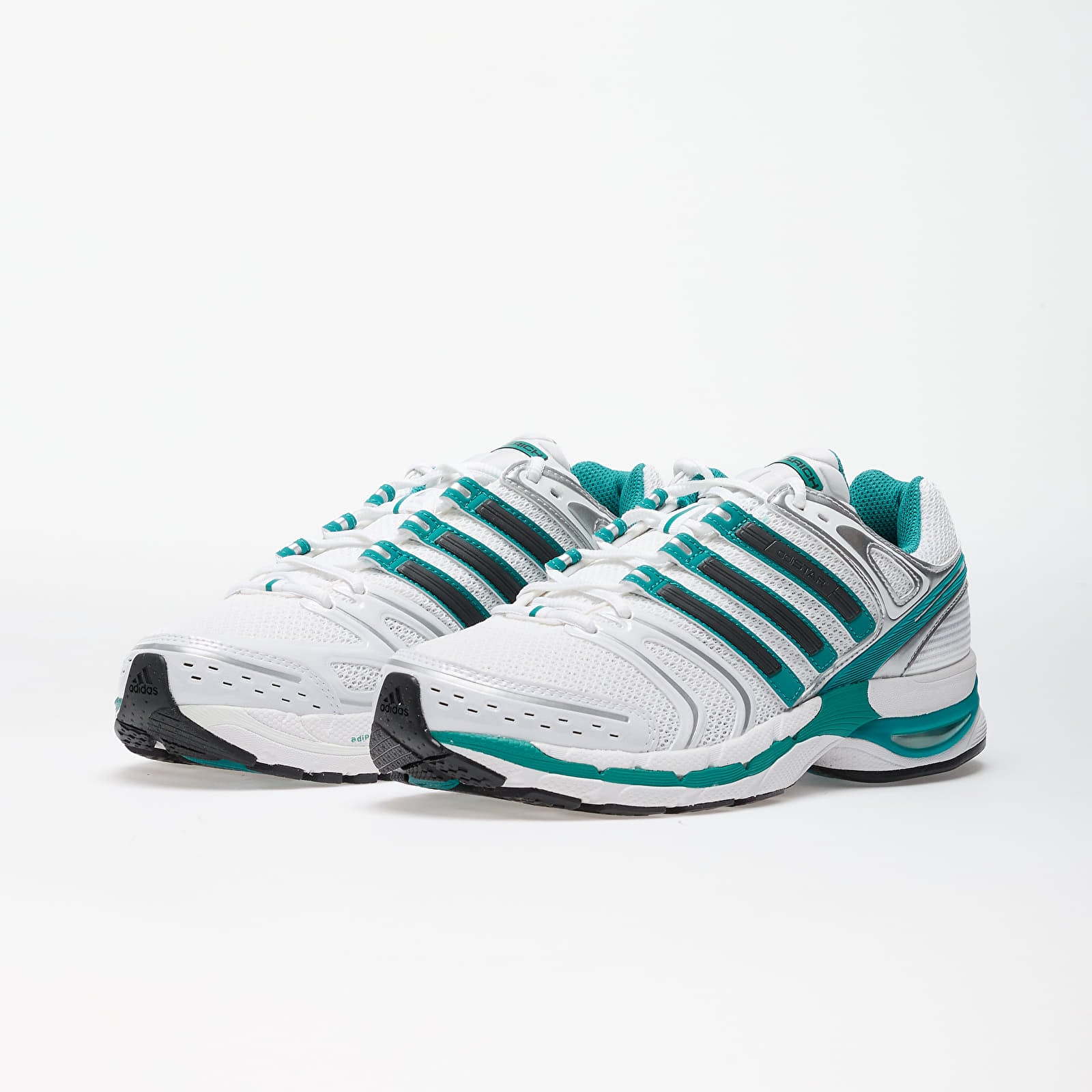 Men's shoes adidas x Sporty & Rich Adistar Control 5 Ftw White/ Carbon/ Pure Teal