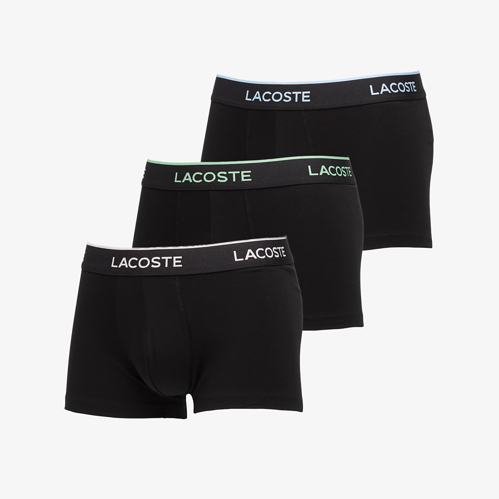 Miesten bokserit LACOSTE Trunks Underwear Black/ Flamingo-Overview-Liamone