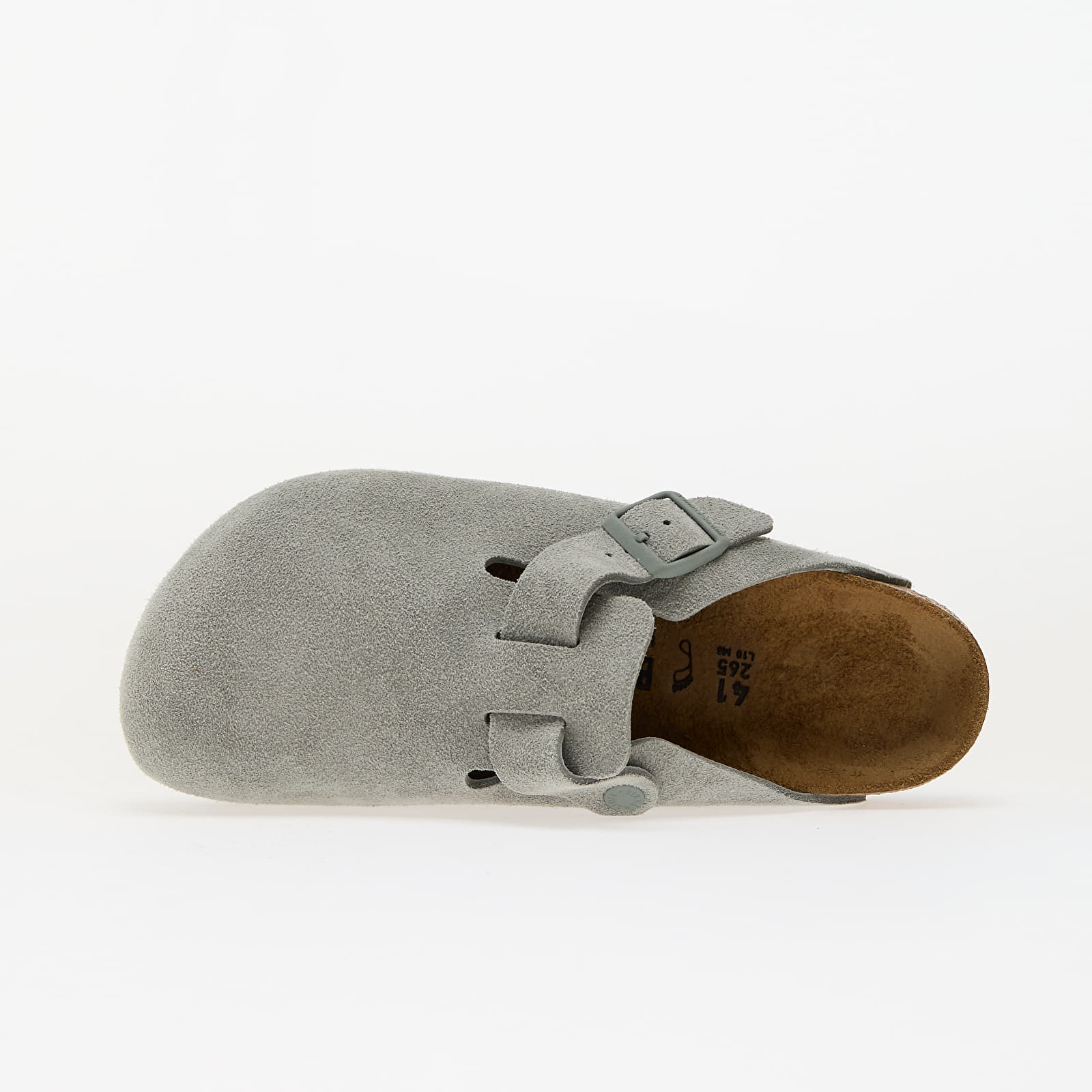 Scarpe uomo Birkenstock Boston Suede Leather Pure Sage