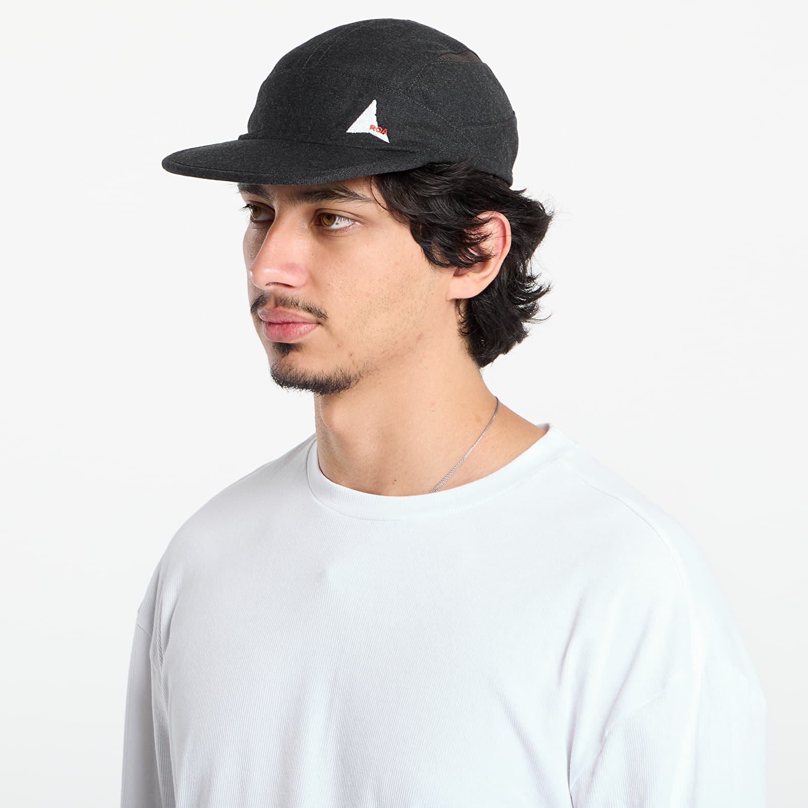 Men's caps ROA Bri Wool Twill Cap Anthracite