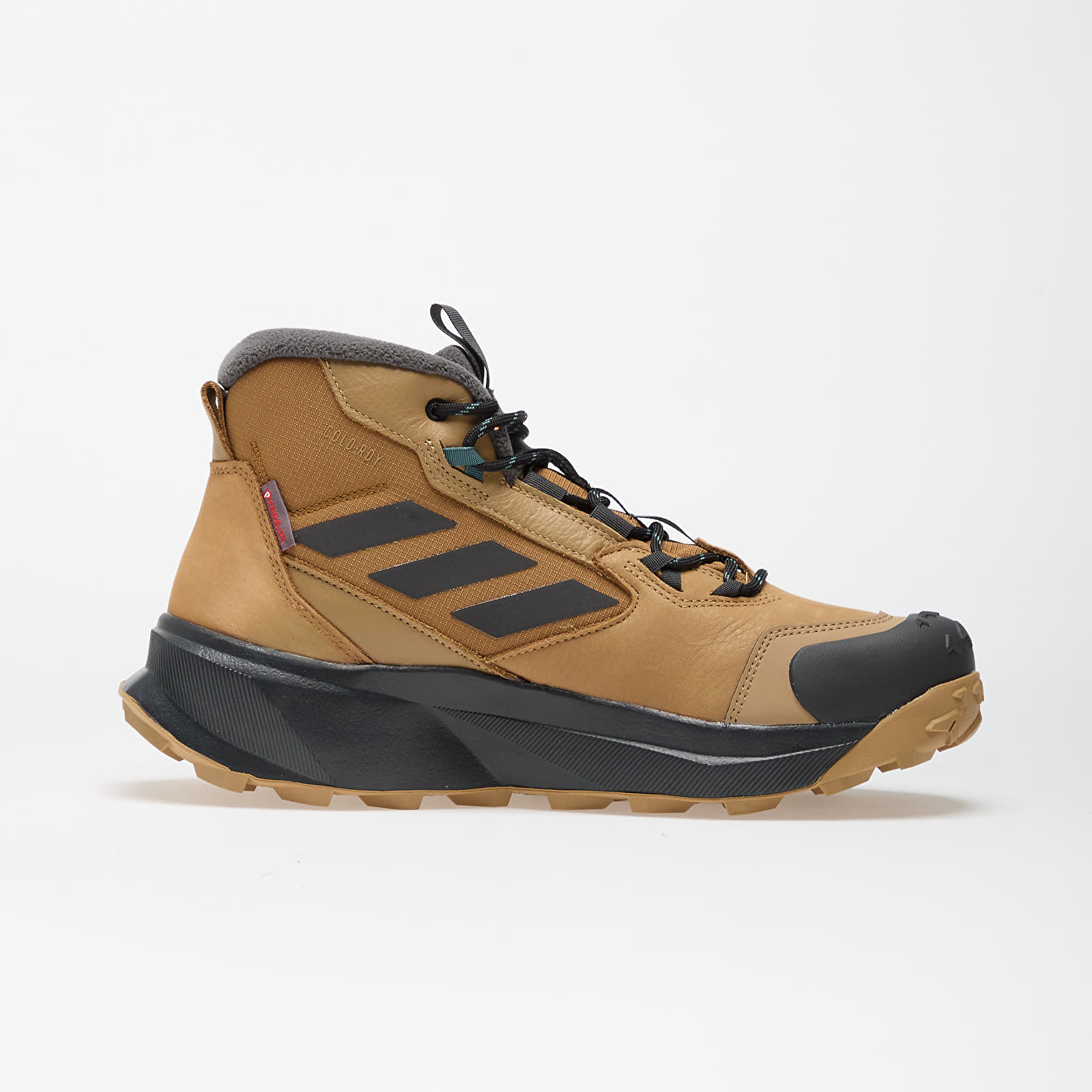 Men's shoes adidas Terrex Winter Boot Mid Leather Cardboard/ Carbon/ Brown Strata
