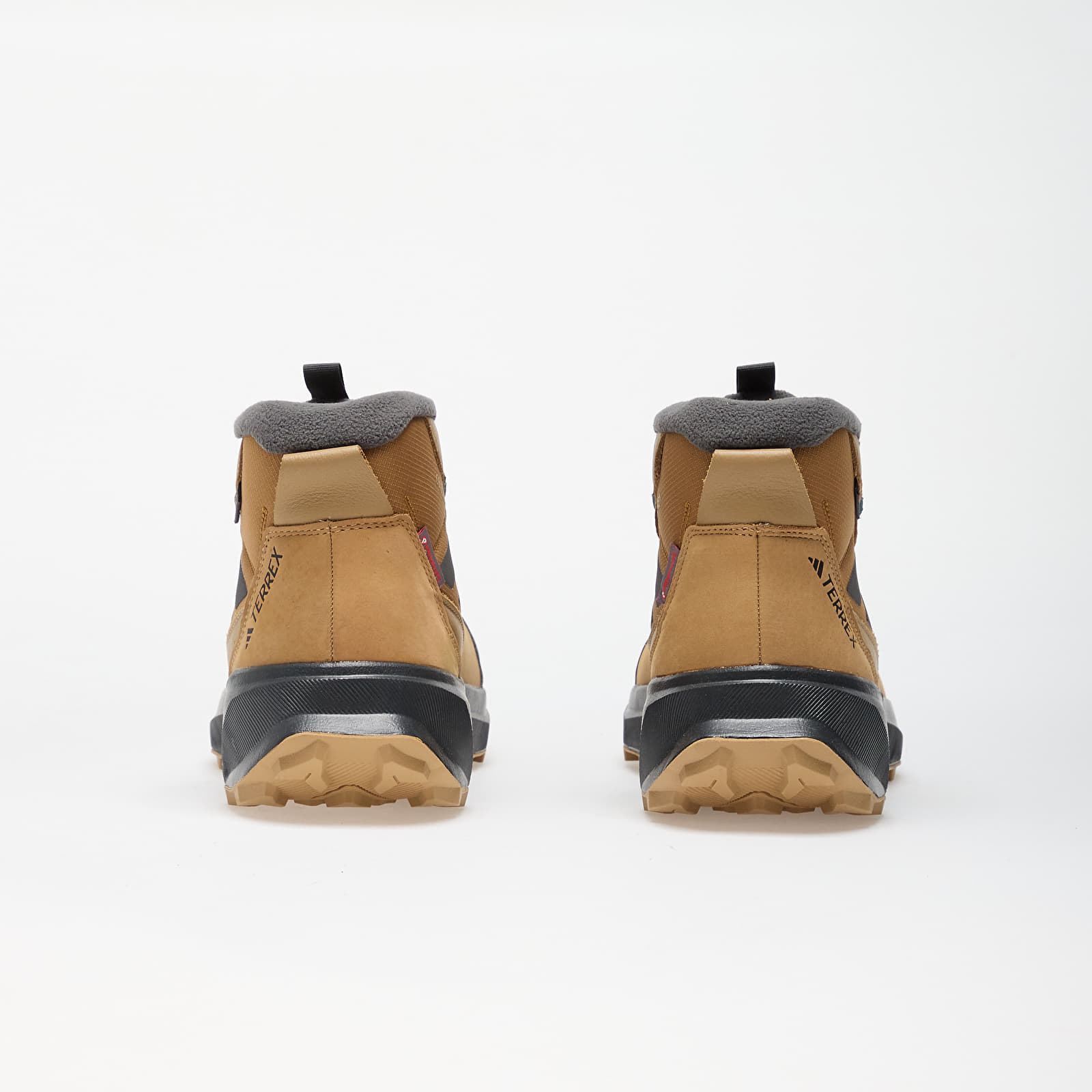Men's shoes adidas Terrex Winter Boot Mid Leather Cardboard/ Carbon/ Brown Strata