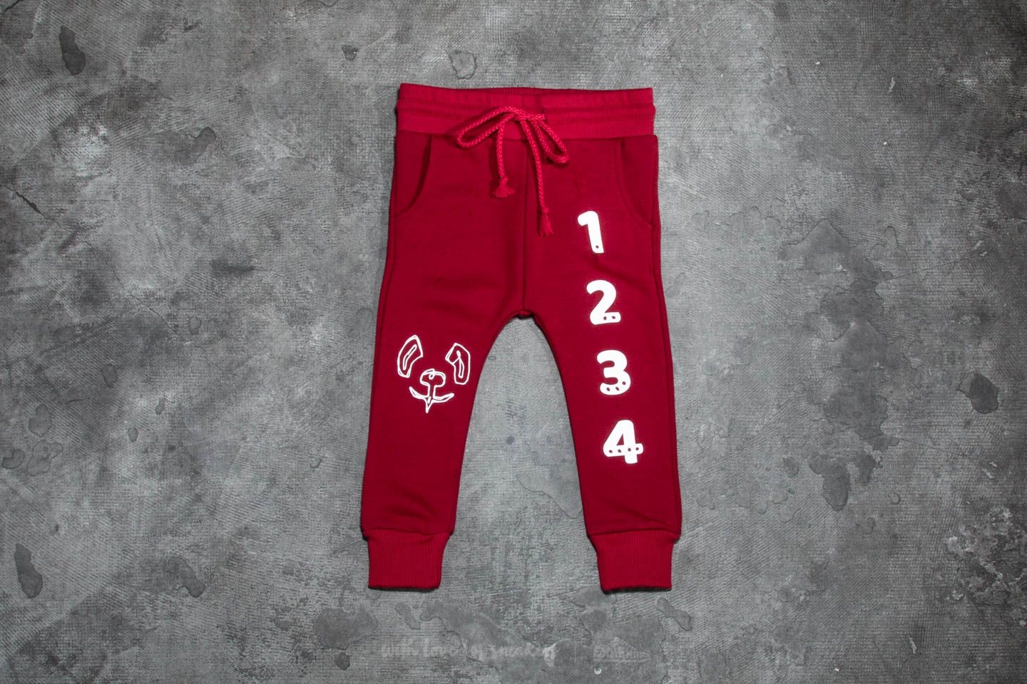 Kids' apparel LoowFAT KIDS Number Joggers Bordeaux
