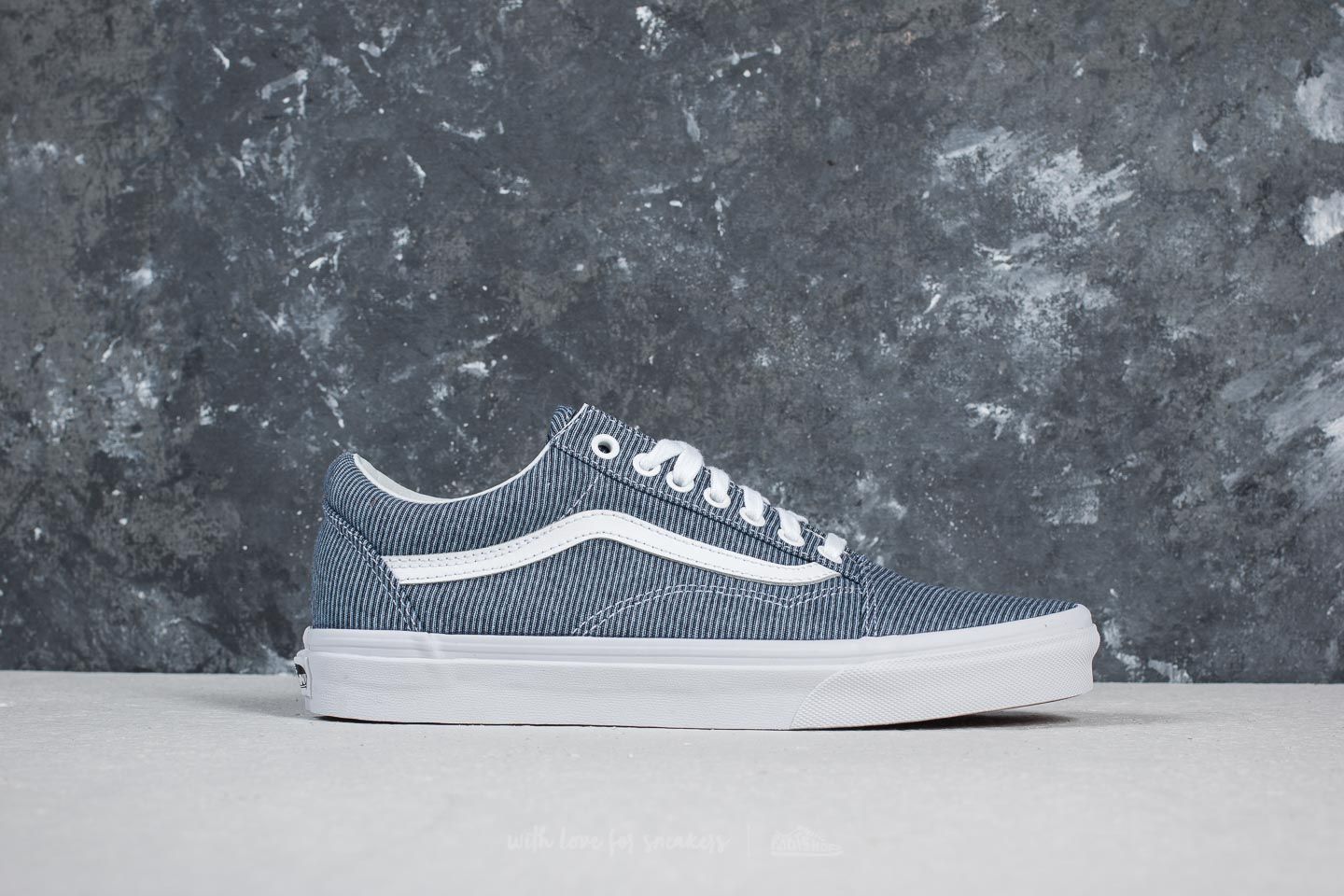 Men s shoes Vans Old Skool Jersey Blue True White Footshop