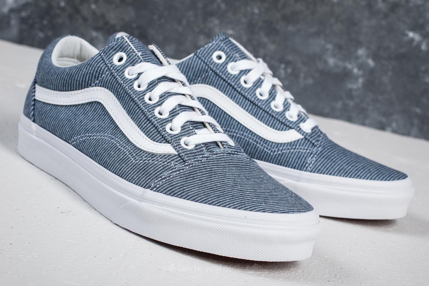 Men s shoes Vans Old Skool Jersey Blue True White Footshop
