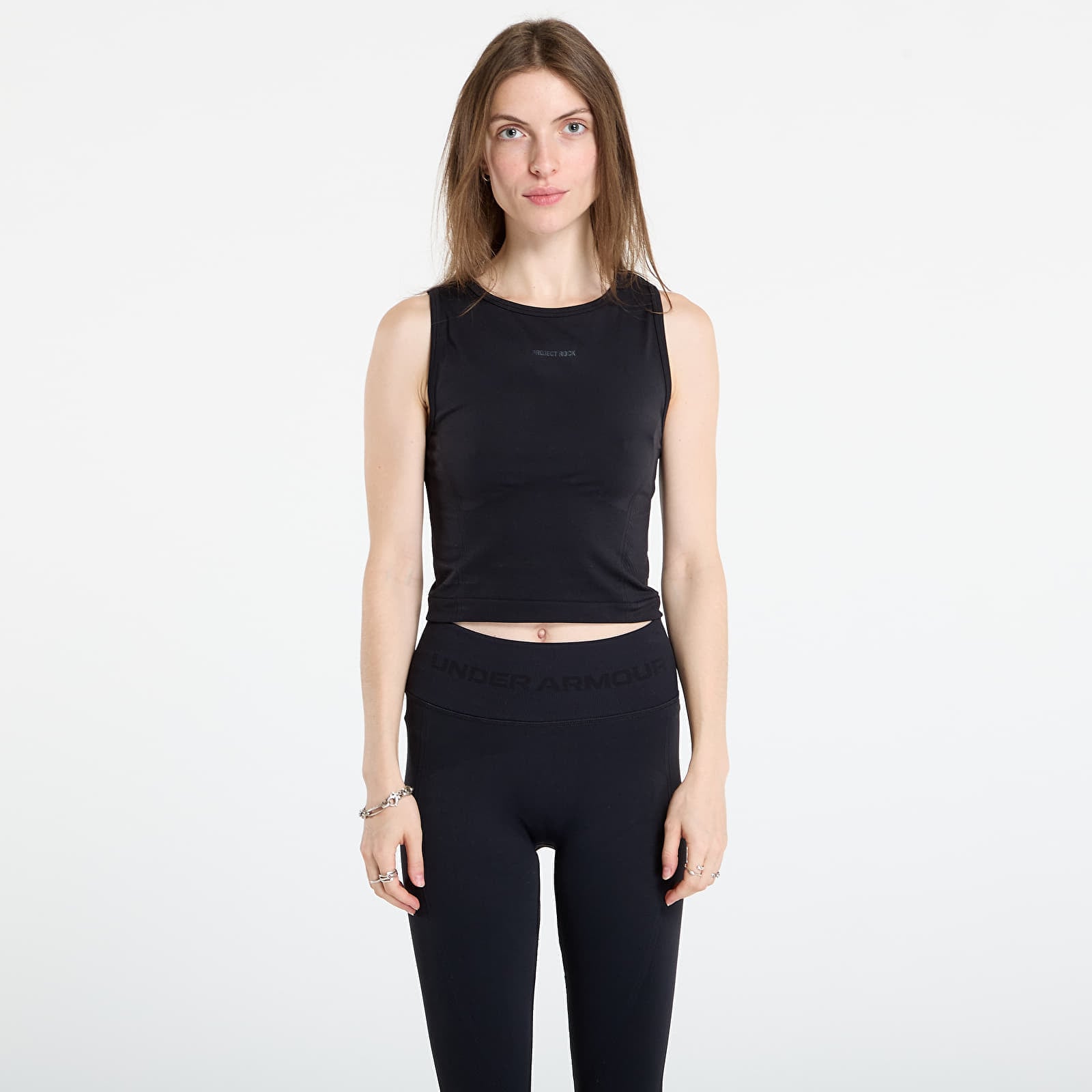 Under Armour Project Rock Seamless Tank Black S