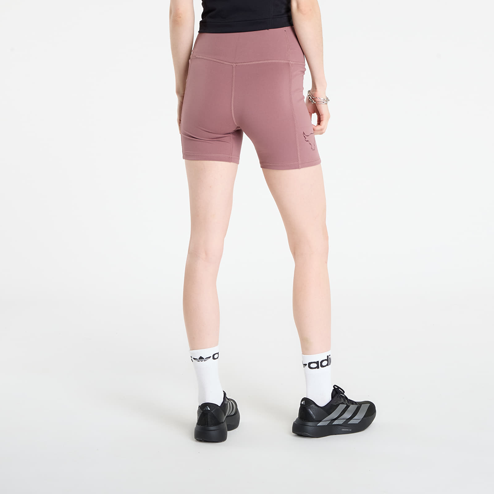 Shorts Under Armour Project Rock Middie Short Maroon