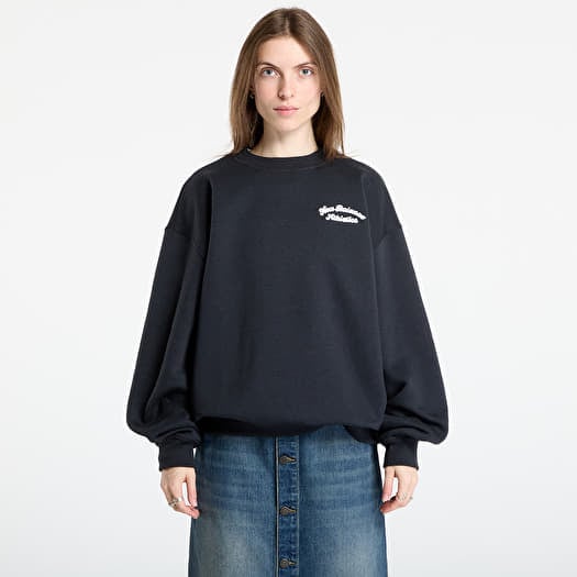 New Balance Linear Heritage Fleece Crew Black