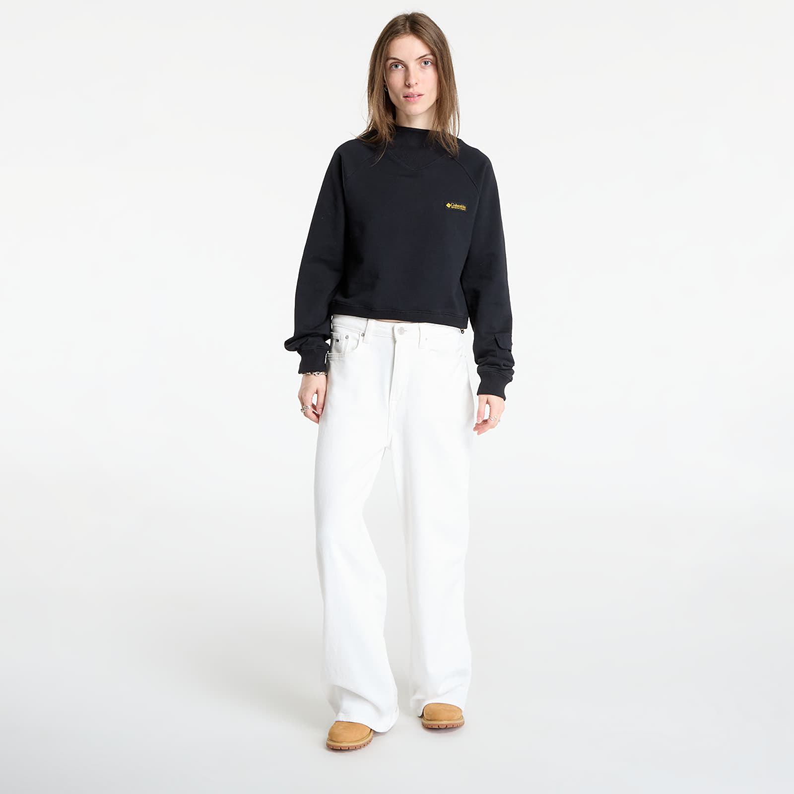 Hoodies and sweatshirts  Columbia High Cascades™ Crop French Terry LS Black