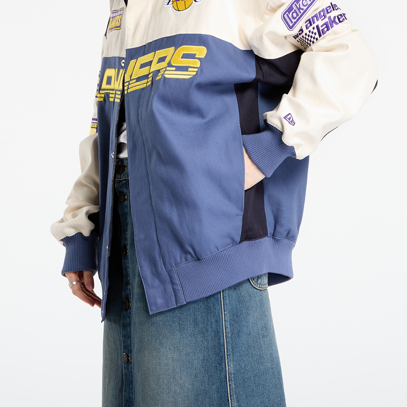 Jackets New Era NBA Motorsport Los Angeles Lakers UNISEX Min