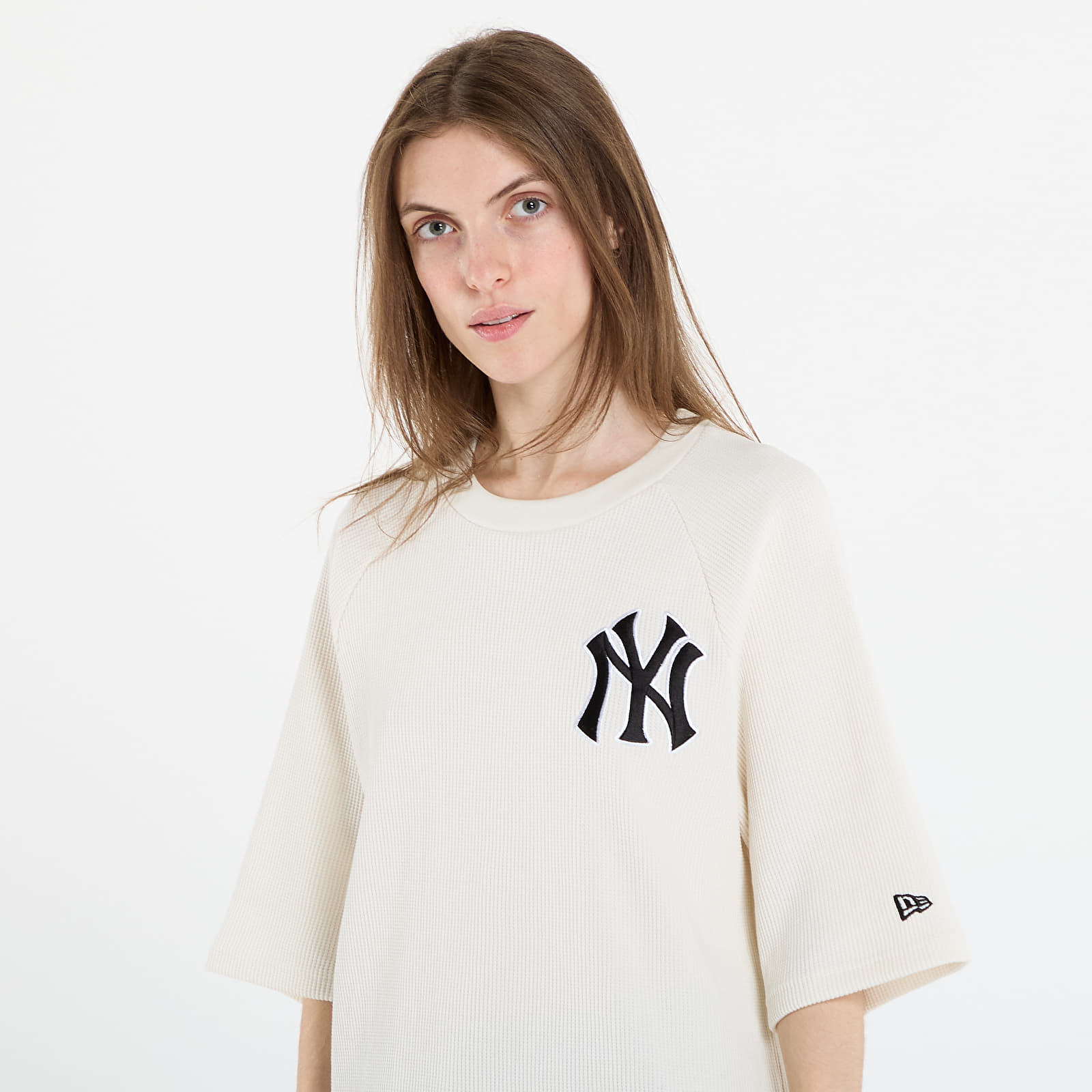 Magliette New Era MLB Waffle New York Yankees UNISEX Off White