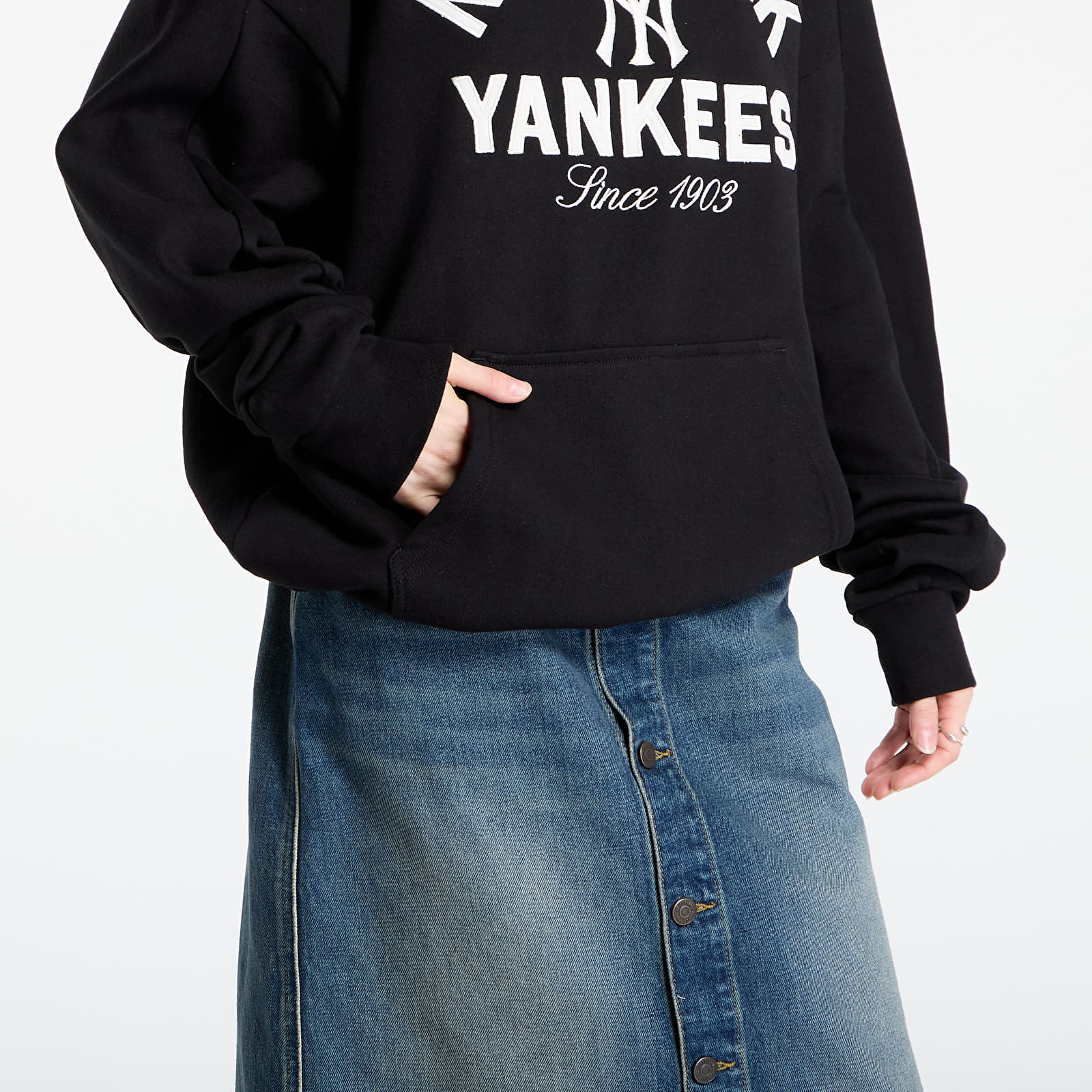 Hoodies and sweatshirts  New Era MLB Heritage Hoodie New York Yankees UNISEX Black