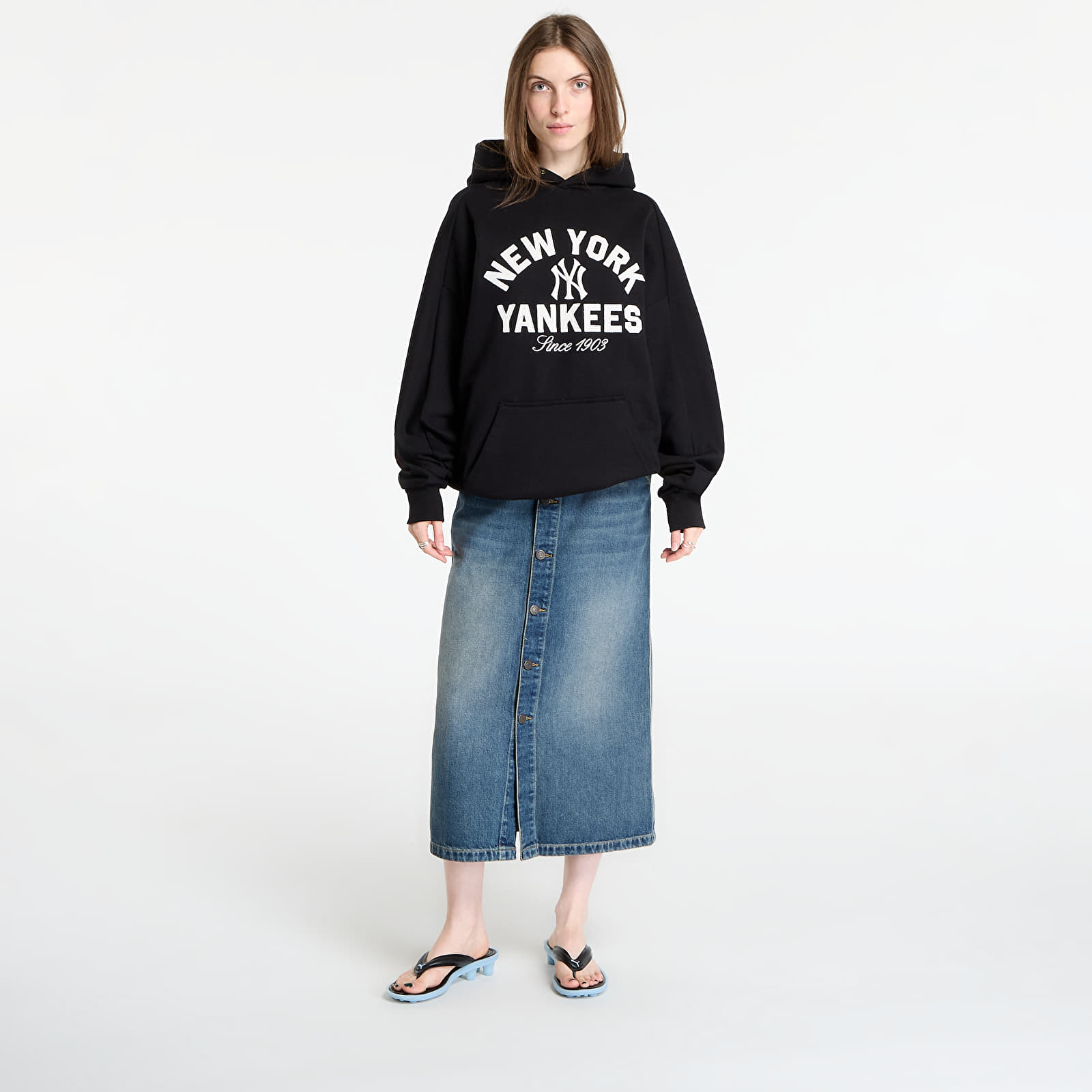 Hoodies and sweatshirts  New Era MLB Heritage Hoodie New York Yankees UNISEX Black