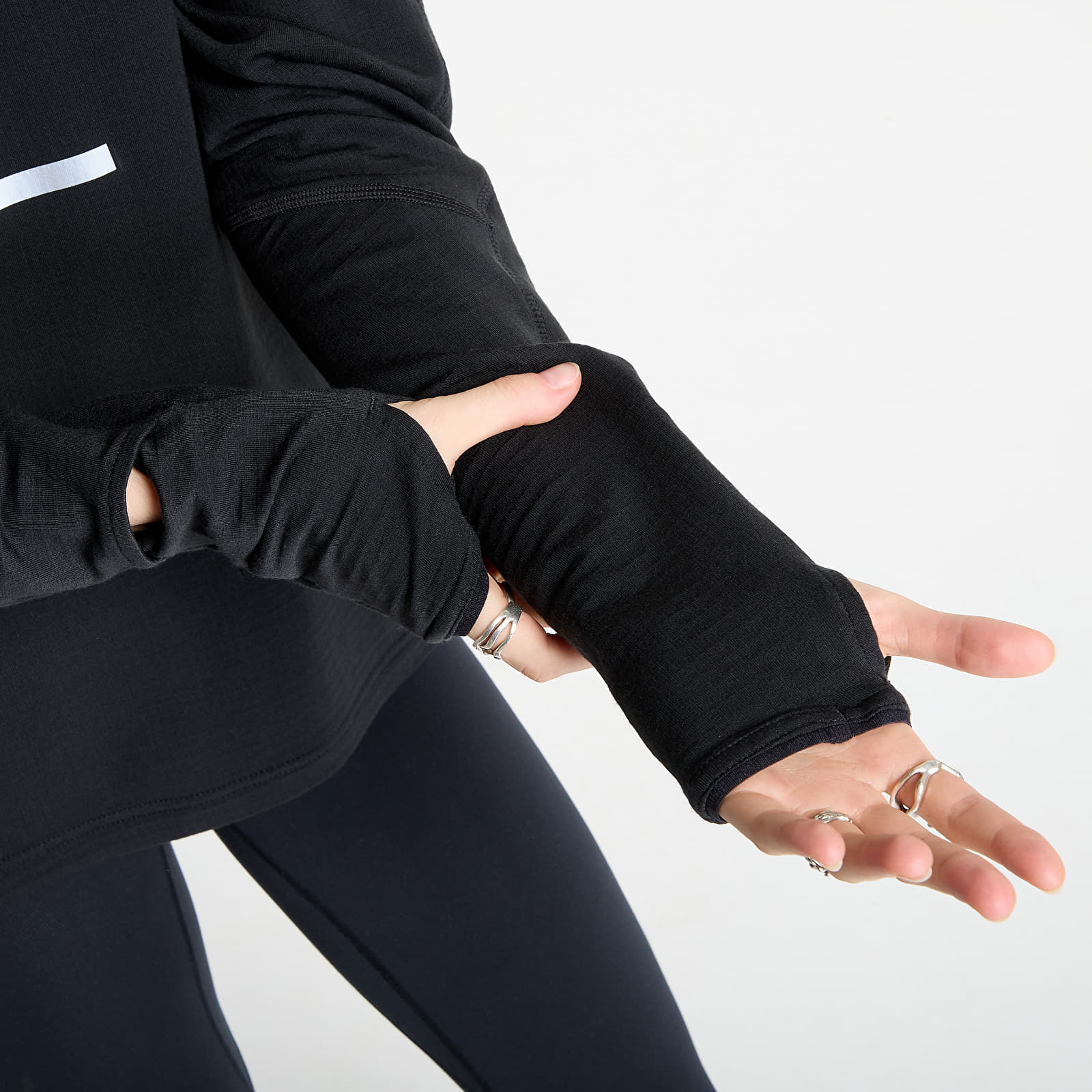 Hettegensere og sweatshirts adidas Adi365 Running CLIMAWARM+ Half-Zip Black