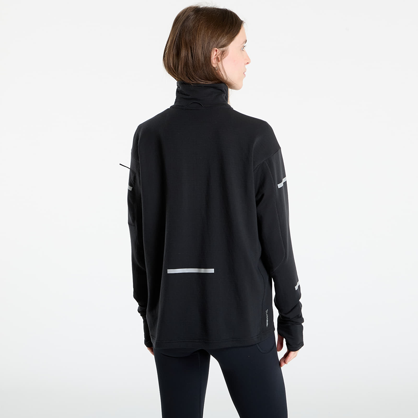 Hettegensere og sweatshirts adidas Adi365 Running CLIMAWARM+ Half-Zip Black