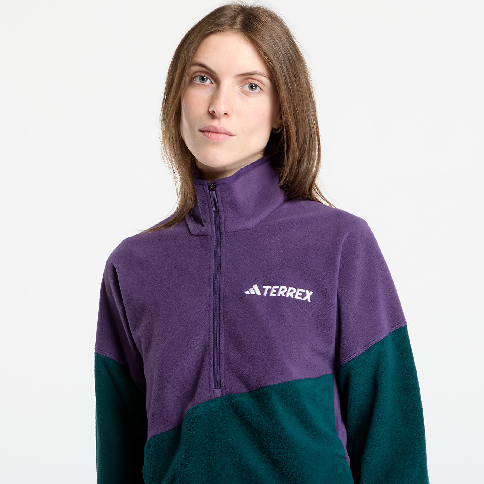 Jackets adidas Terrex Multi Climawarm Fleece Anorak Aurora Plum