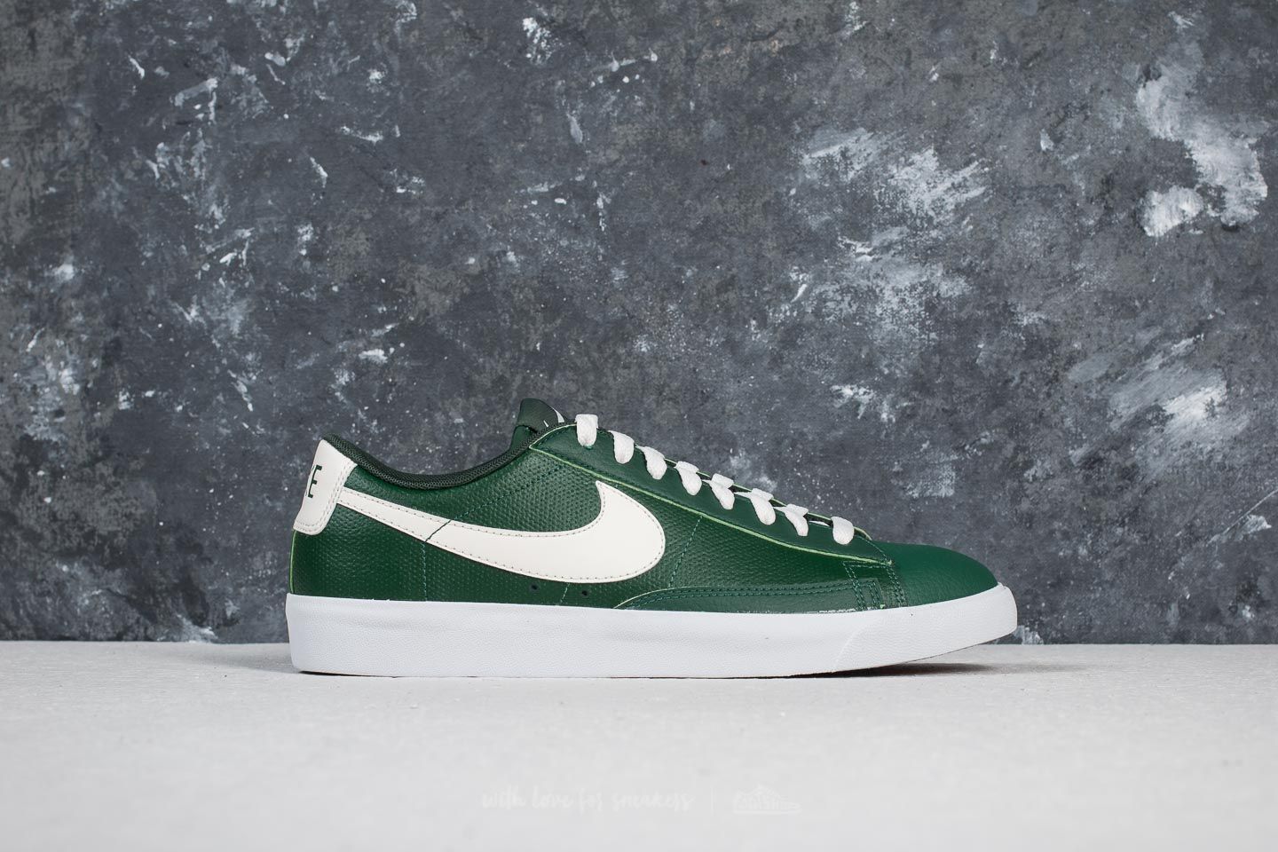Men's shoes Nike Blazer Low Leather Fir/ Sail-Gum Med Brown