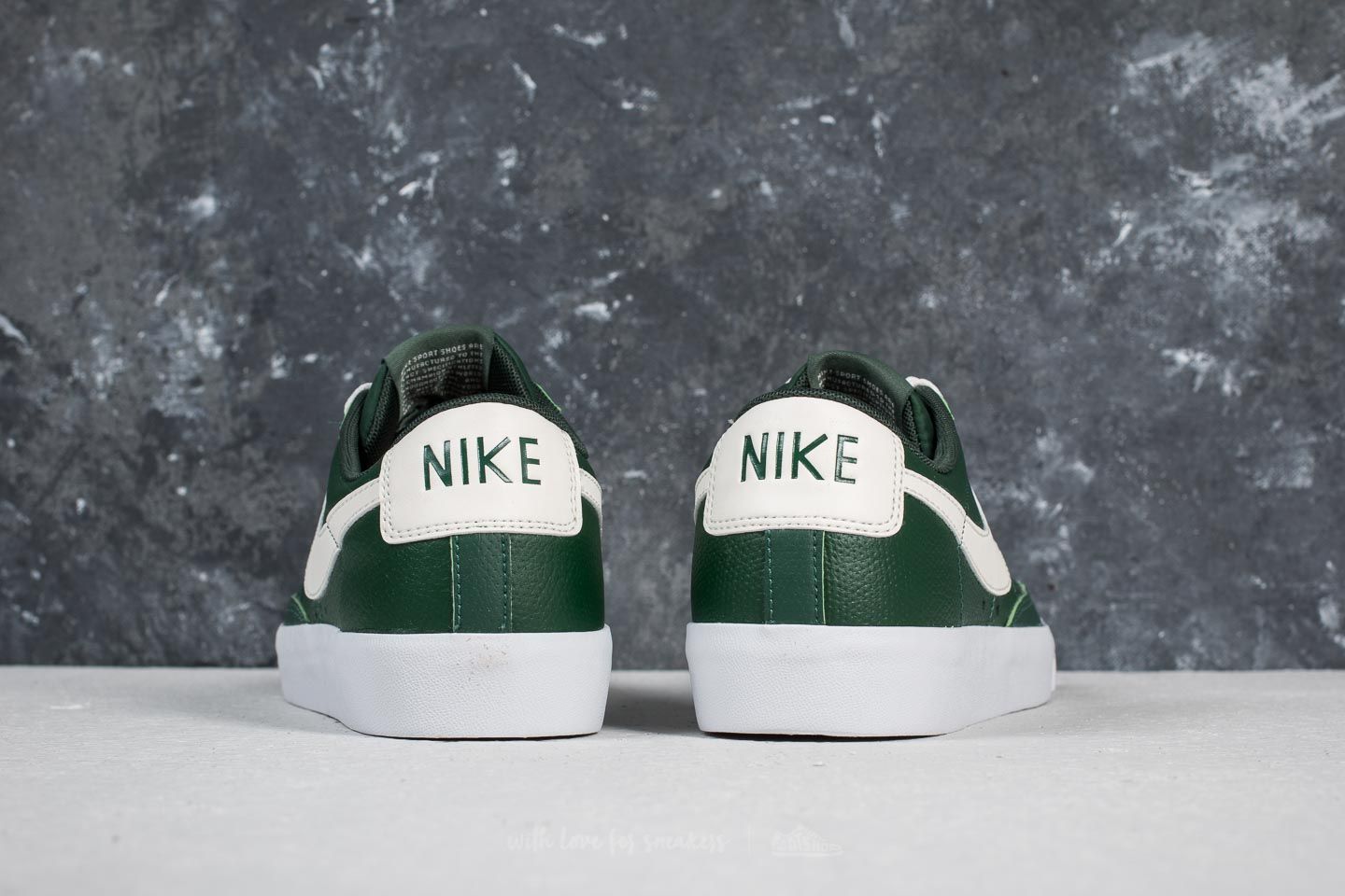 Men's shoes Nike Blazer Low Leather Fir/ Sail-Gum Med Brown