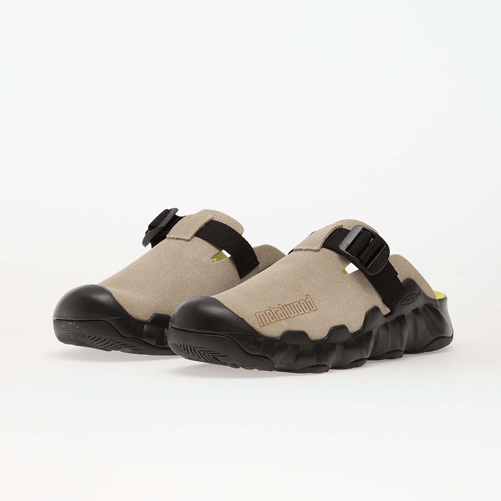 Men's shoes KEEN Hyperport Clog Leather M Metalwood Plaza