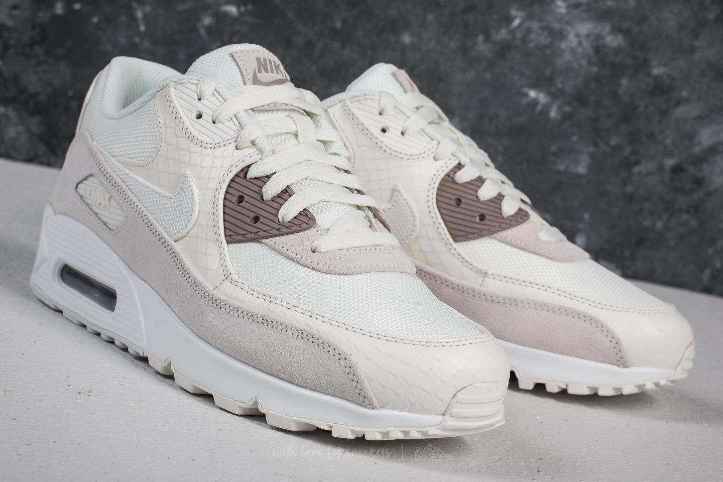 Men's shoes Nike Air Max 90 Premium Sail/ Sail-Sepia Stone-White