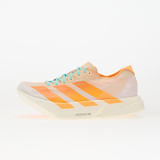 adidas Adizero Adios Pro 4 W Crystal Sand/ Flash Orange/ Flace Aqua