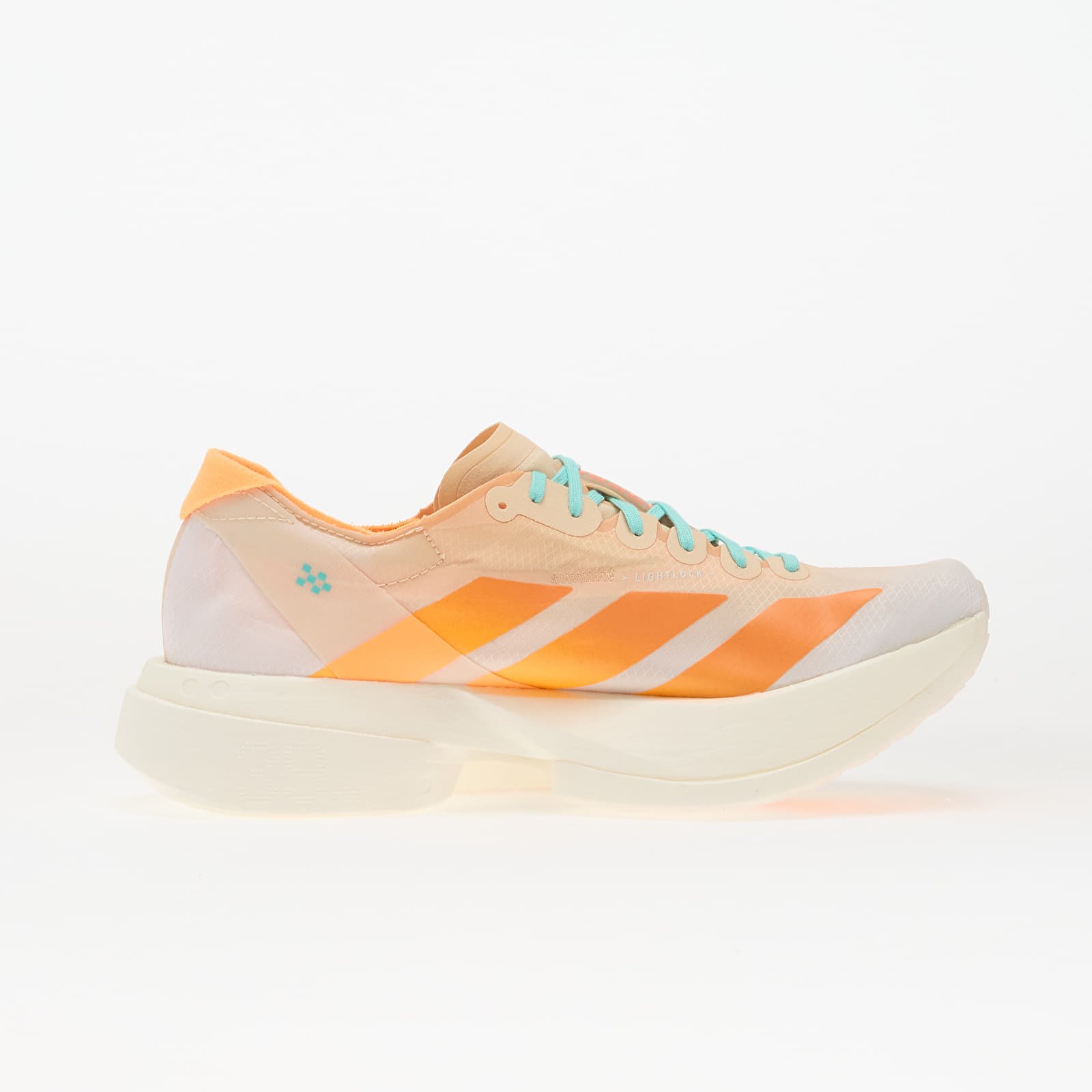 Dámske topánky a tenisky adidas Adizero Adios Pro 4 W Crystal Sand/ Flash Orange/ Flace Aqua