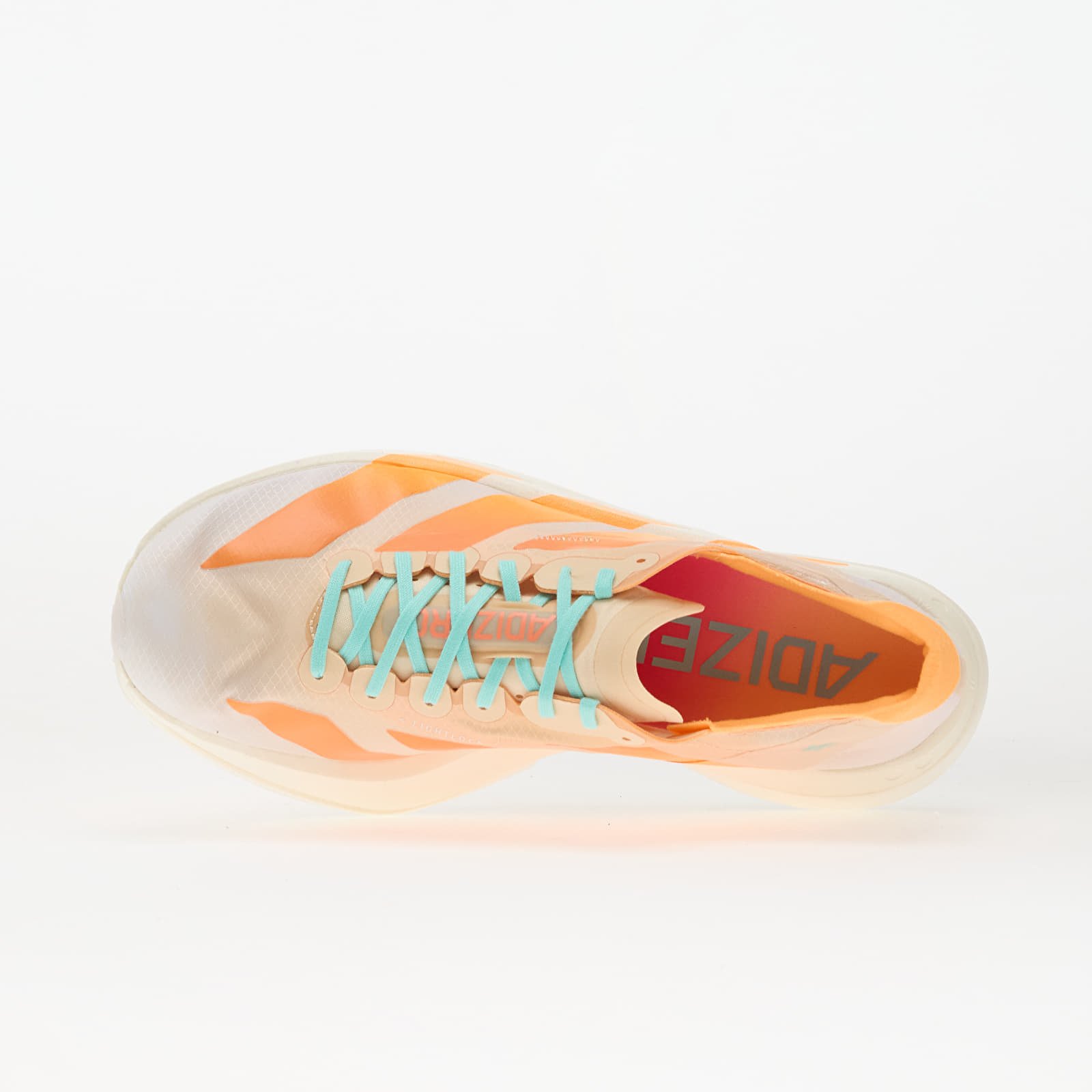 Dámske topánky a tenisky adidas Adizero Adios Pro 4 W Crystal Sand/ Flash Orange/ Flace Aqua