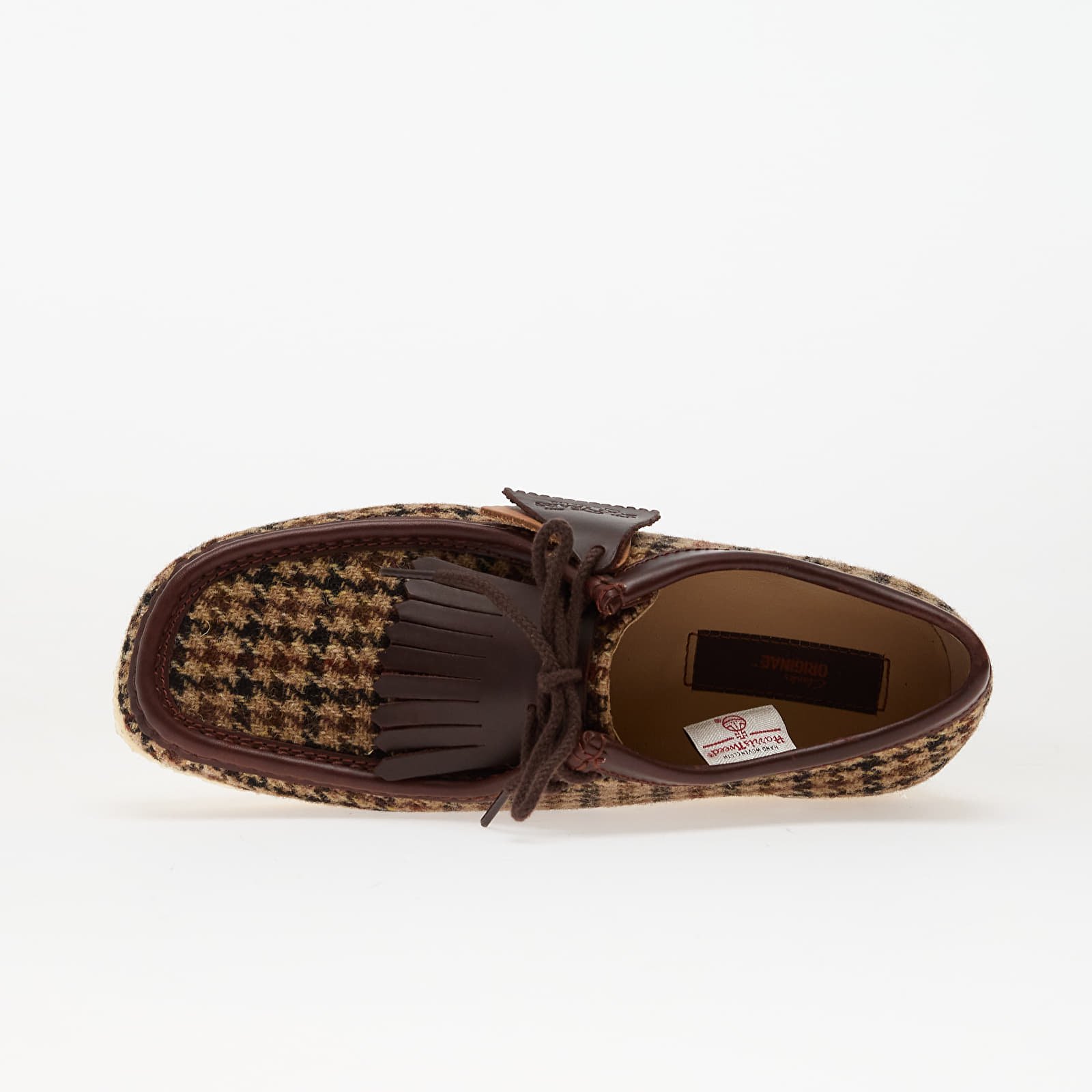 Vīriešu apavi Clarks Wallabee Brown Tweed Comb