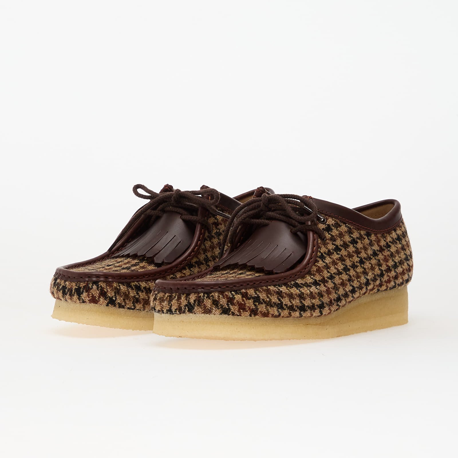 Vīriešu apavi Clarks Wallabee Brown Tweed Comb