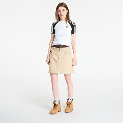 adidas Firebird Utility Mini Skirt Stone Khaki