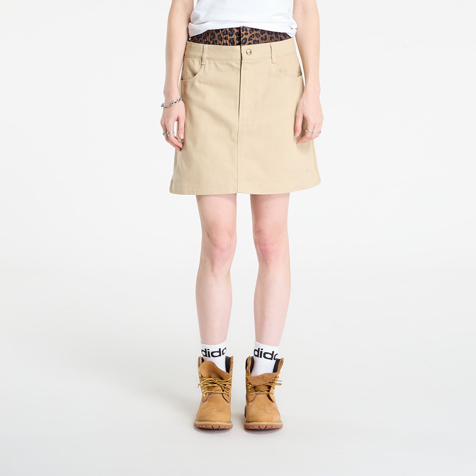 Skirts adidas Firebird Utility Mini Skirt Stone Khaki