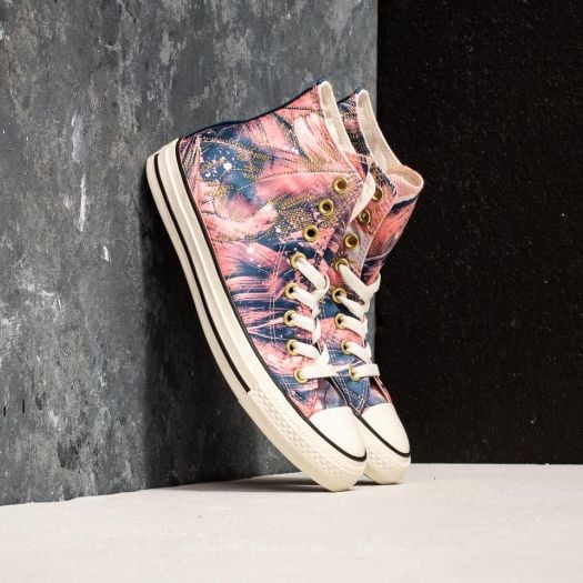 Women s shoes Converse Chuck Taylor All Star Hi Pale Coral Navy Egret Footshop