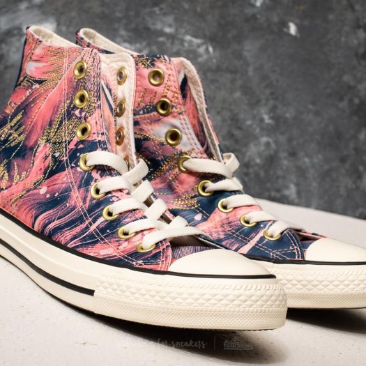 Coral converse high tops sale