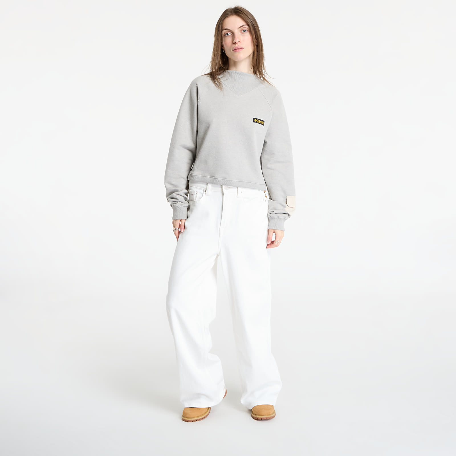 Hoodies and sweatshirts  Columbia High Cascades™ Crop French Terry LS Dark Stone
