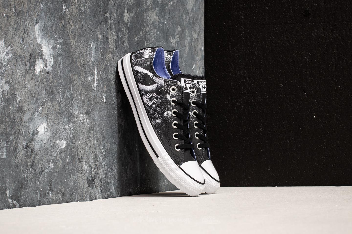 Scarpe donna Converse Chuck Taylor All Star OX Black/ White/ Twilight Pulse