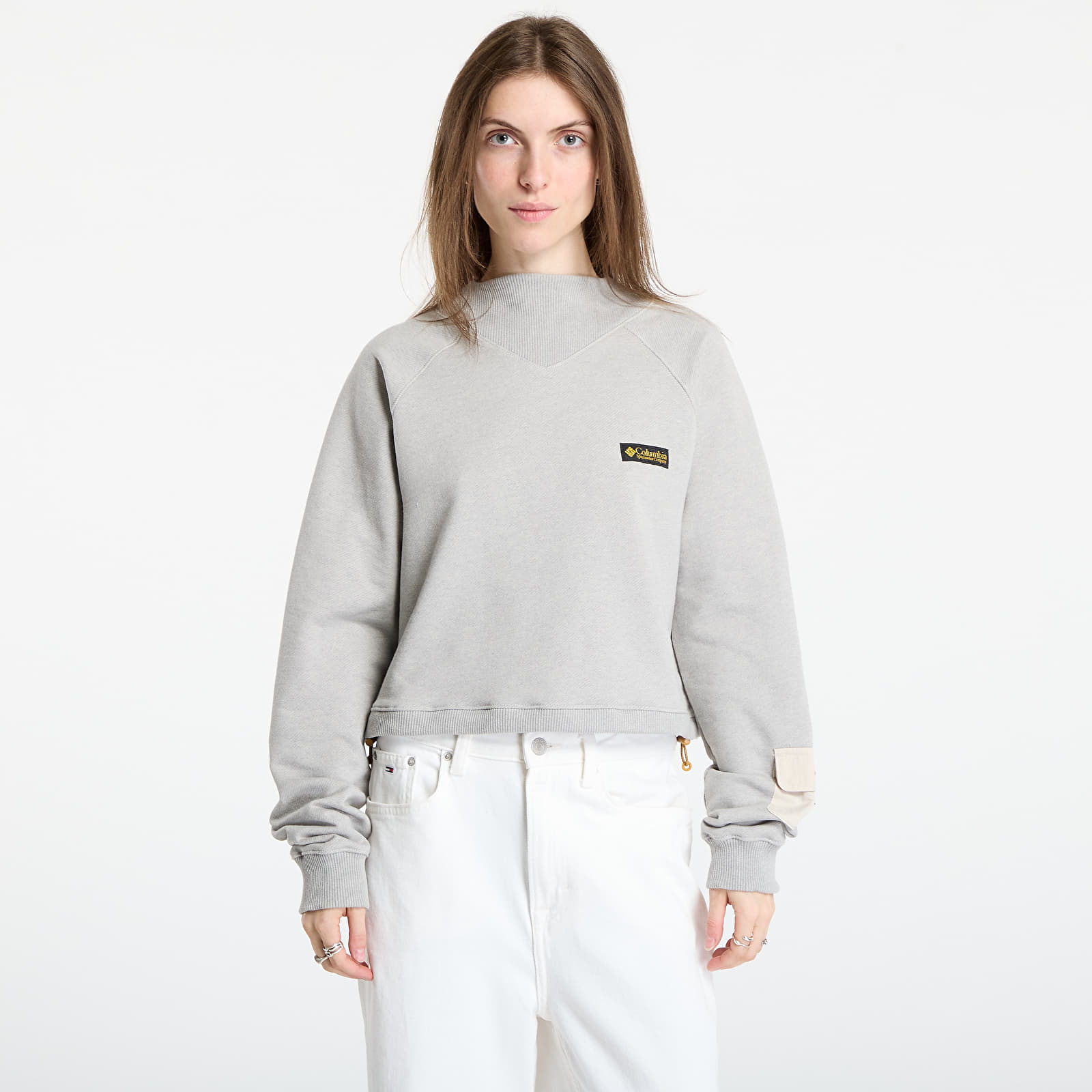 Hoodies and sweatshirts  Columbia High Cascades™ Crop French Terry LS Dark Stone