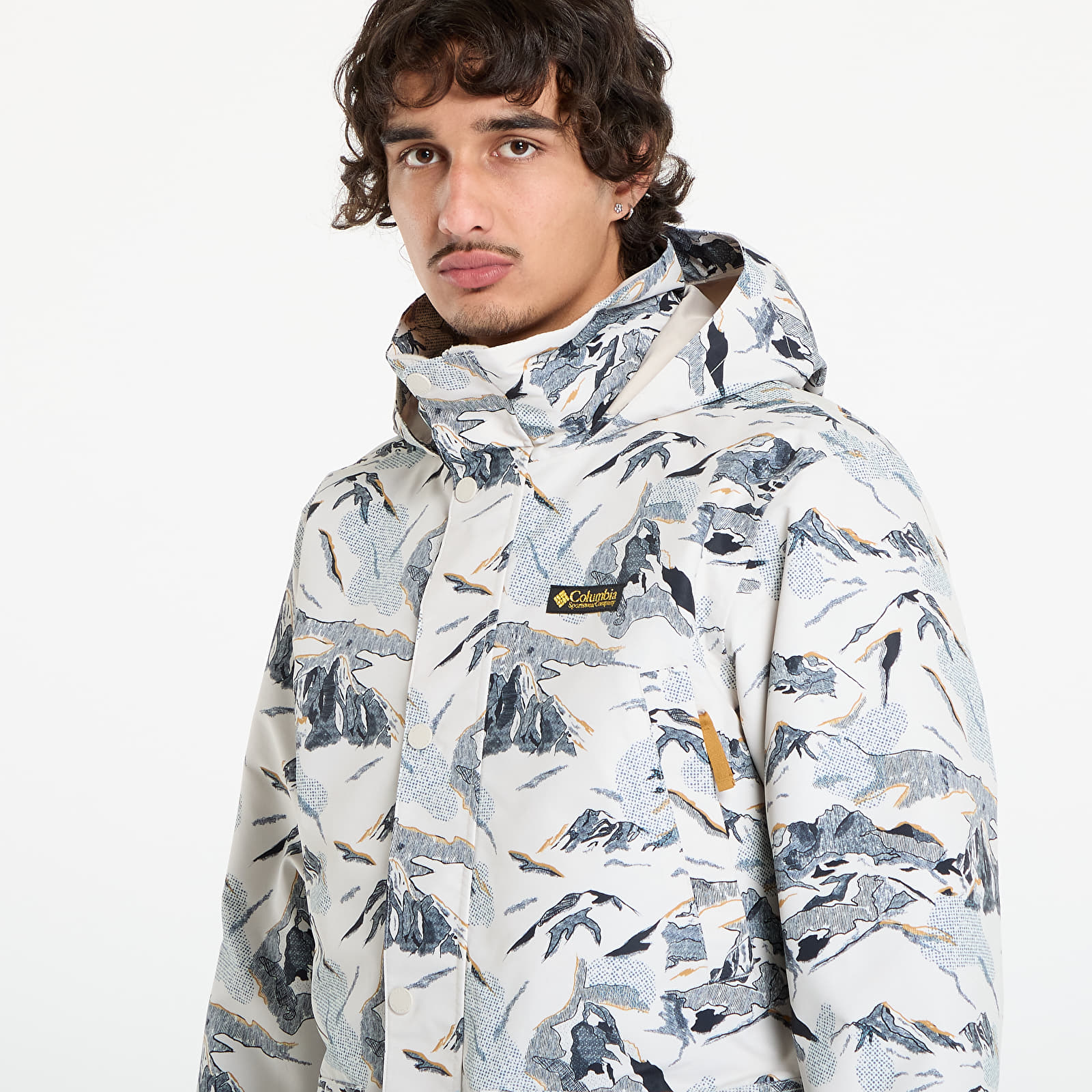 Jackets Columbia High Cascades™ Interchange Reversible Bomber Jacket Dark Stone Skylines