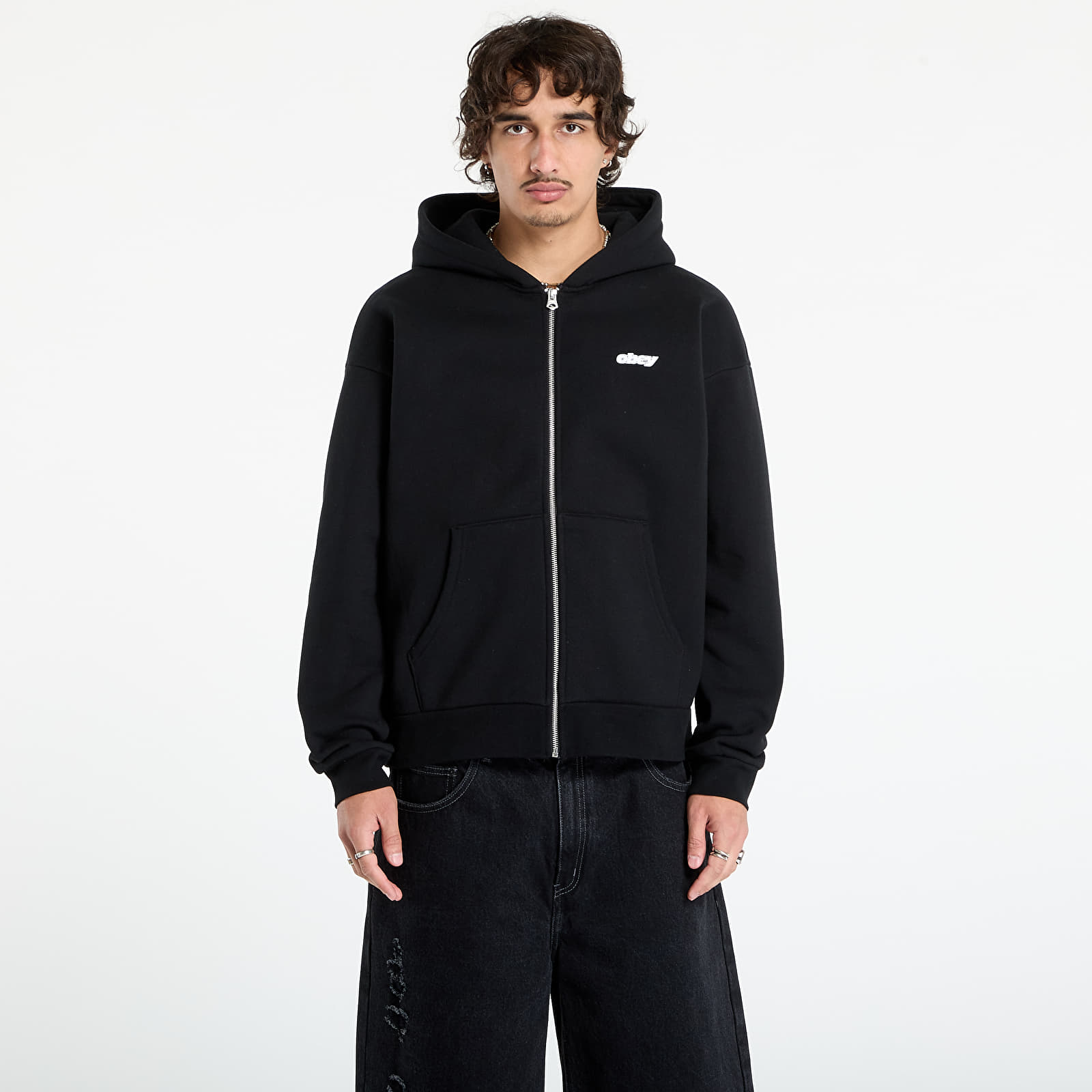Felpe OBEY Gaze Extra Heavy Zip Hood Black