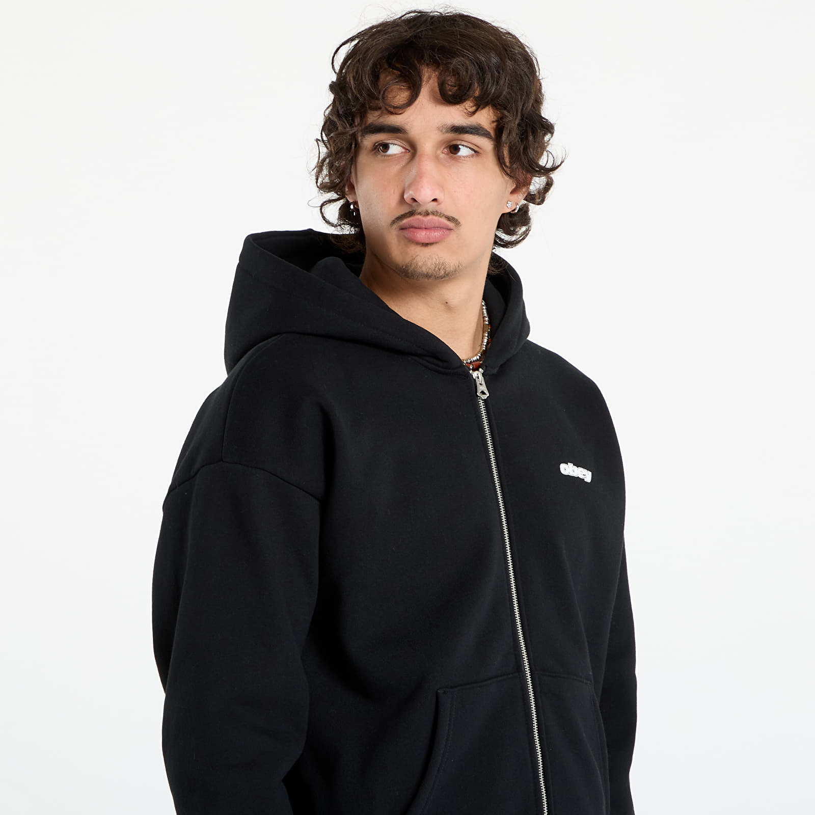 Felpe OBEY Gaze Extra Heavy Zip Hood Black