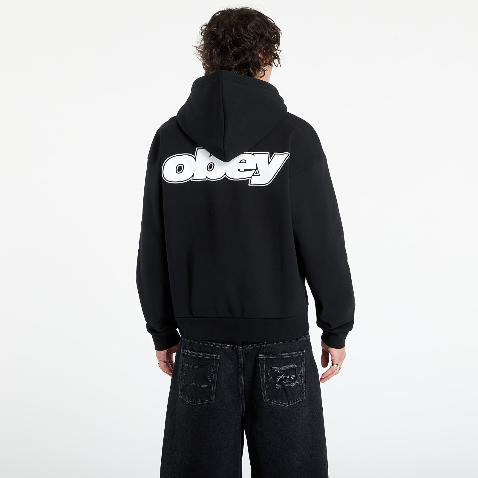 Felpe OBEY Gaze Extra Heavy Zip Hood Black