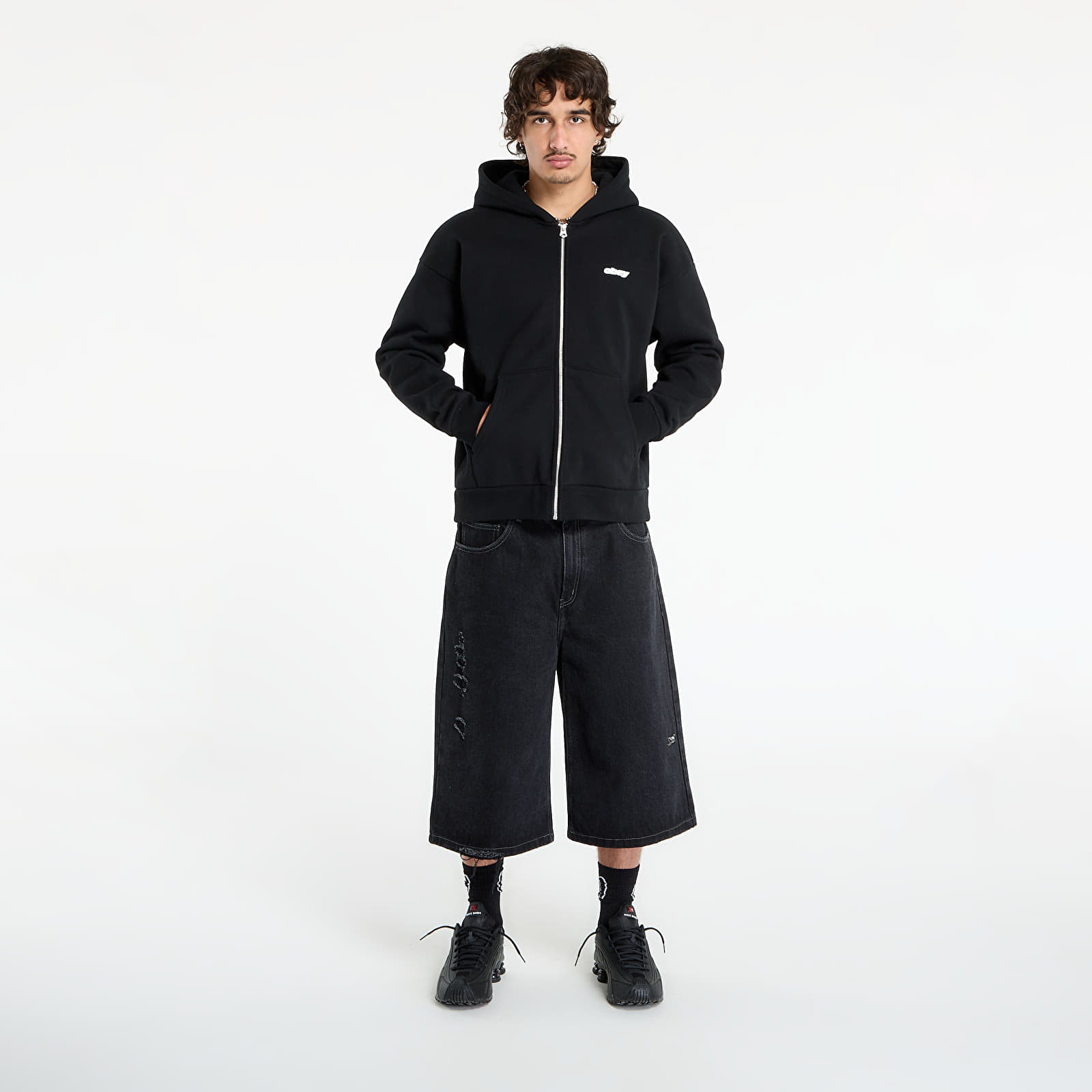 Felpe OBEY Gaze Extra Heavy Zip Hood Black