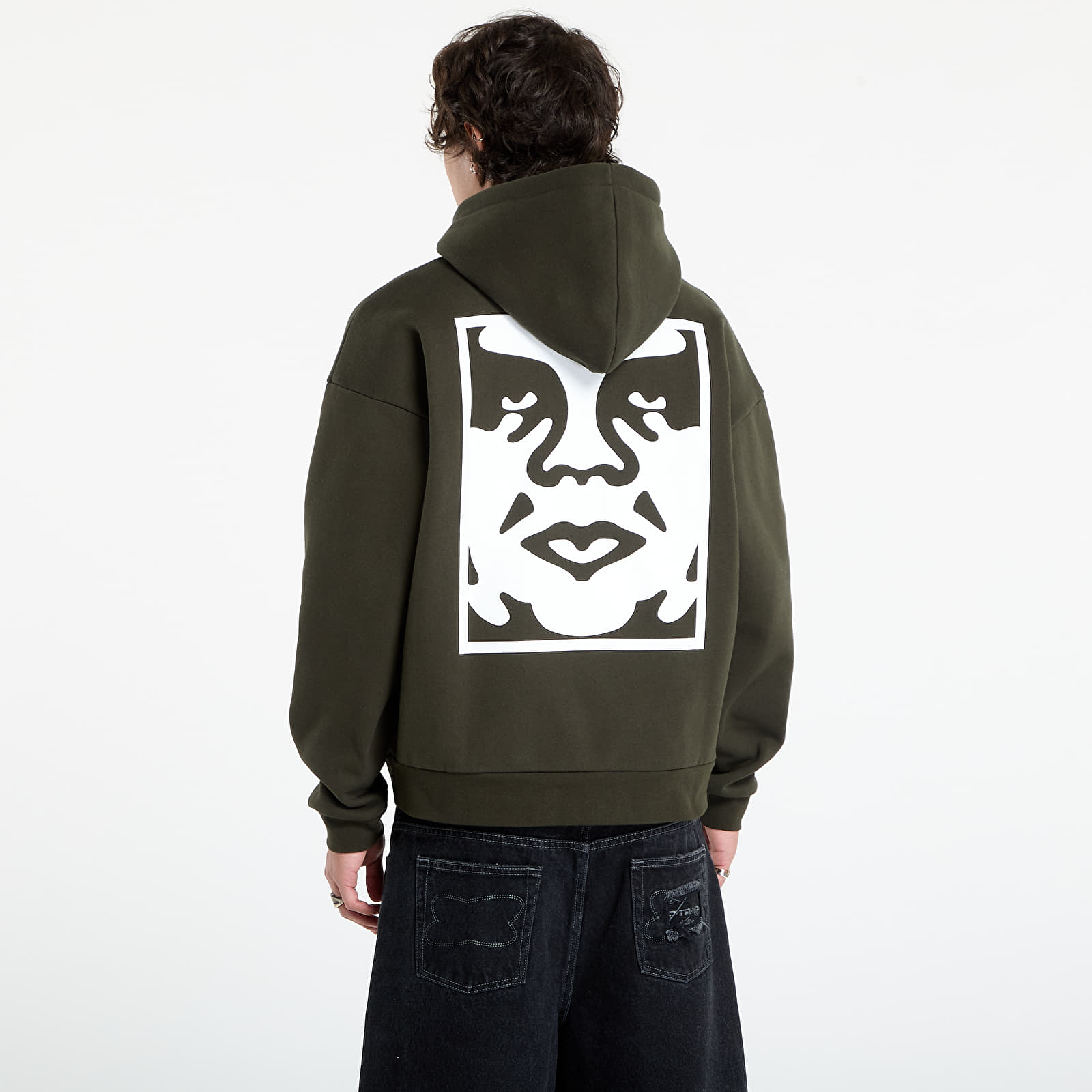 Puloverji OBEY Bold Icon Extra Heavy Hoodie Rosin