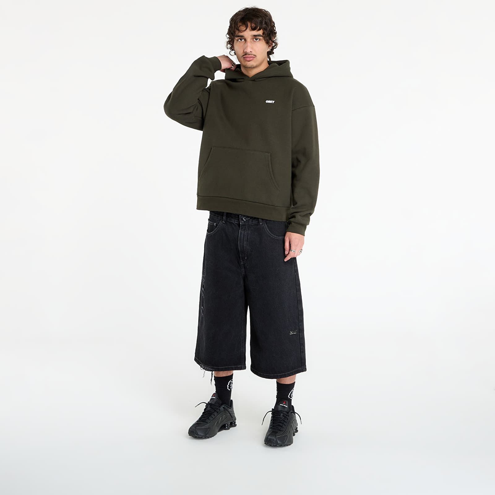 Puloverji OBEY Bold Icon Extra Heavy Hoodie Rosin