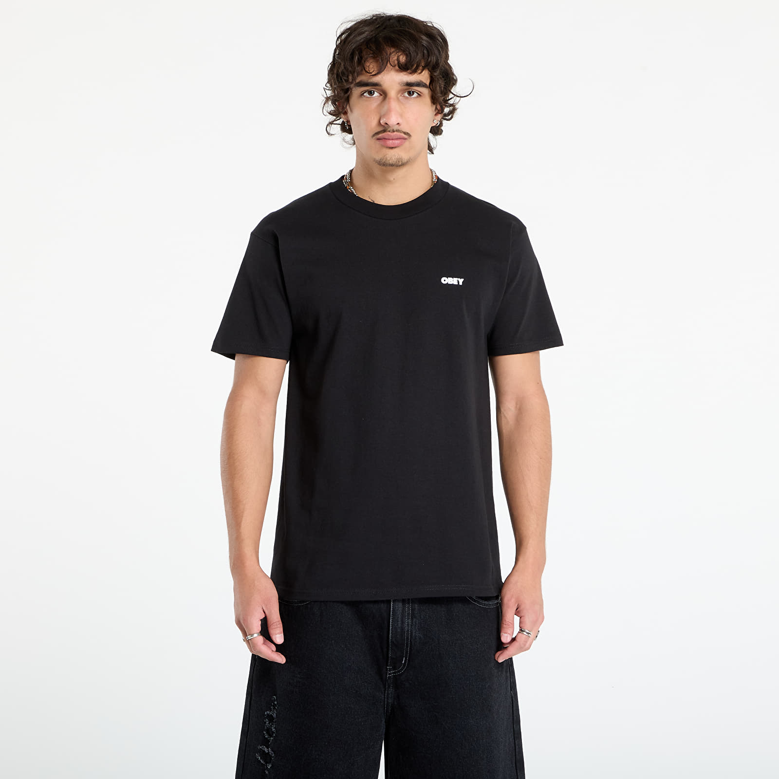 T-shirts OBEY Art Studio Flowers Tee Black
