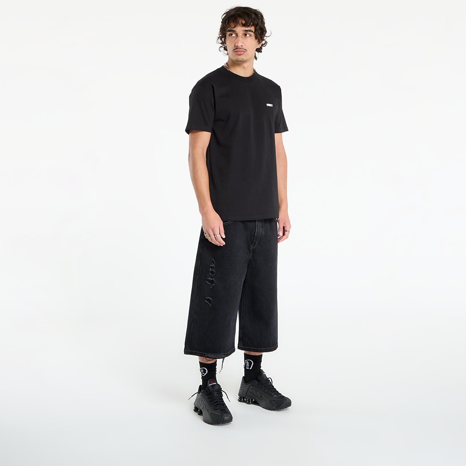 T-shirts OBEY Art Studio Flowers Tee Black