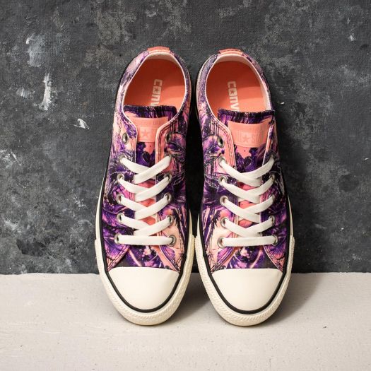 Converse coral canvas ox best sale