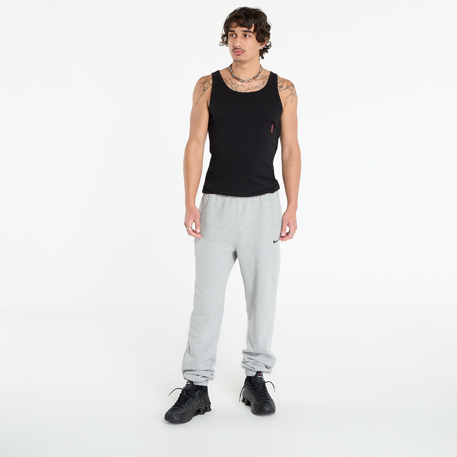 Анцузи Nike x NOCTA Fleece CS Sweatpants Dk Grey Heather/ Matte Silver/ Black